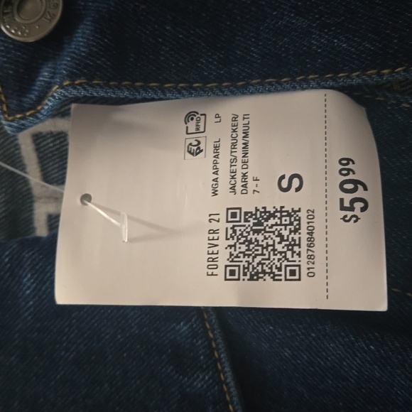 NWT Mickey Mouse Denim trucker jacket by Forever 21 - Picture 8 of 9